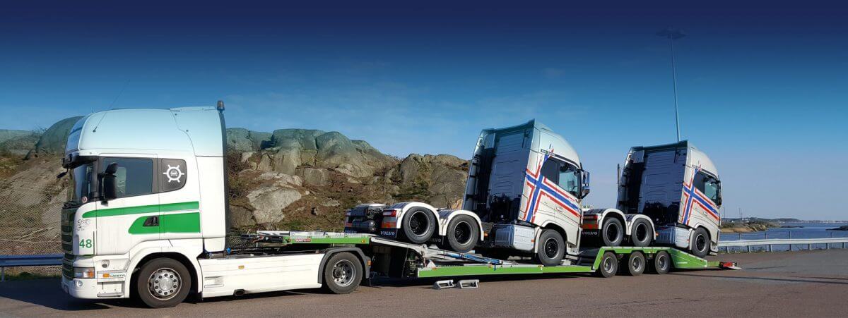 MULTITRANS trailer carrying trucks